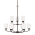 Capital Lighting Dixon 9 Light 28" Wide Chandelier Bronze
