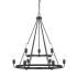 Capital Lighting Tanner 9 Light 31" Wide Chandelier Matte Black