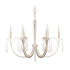 Capital Lighting Gwyneth 6 Light 34" Wide Crystal Chandelier Winter Gold