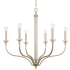 Capital Lighting Breigh 6 Light 32" Wide Chandelier Brushed Champagne