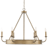 Capital Lighting Nole 6 Light 36" Wide Candle Style Chandelier Mystic Luster