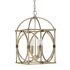 Capital Lighting 4 Light 12" Wide Taper Candle Pendant French Oak