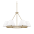 Capital Lighting Parson 6 Light 35" Wide Ring Chandelier Matte Brass