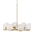 Capital Lighting Oriya 8 Light 28" Wide Chandelier Aged Brass