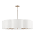 Capital Lighting Sabine 8 Light 36" Wide Drum Chandelier Matte Brass