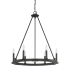 Capital Lighting Pearson 6 Light 26" Wide Chandelier Black Iron