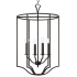 Capital Lighting Jaymes 4 Light 18" Wide Pendant Old Bronze