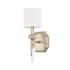 Capital Lighting Olivia 15" Tall Bathroom Sconce Winter Gold