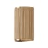 Capital Lighting Donovan 2 Light 12" Tall Wall Sconce with Mango Wood Shade White Wash / Matte Brass