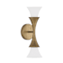 Capital Lighting Nola 2 Light 15" Tall Wall Sconce Mystic Luster
