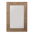 Capital Lighting 32" W x 46" H Rectangular Framed Bathroom Mirror Natural Rough Sawn Wood / Zinc