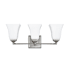 Capital Lighting 3 Light 20" Wide Bathroom Vanity Light Polished Nickel