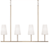 Capital Lighting Averitt 4 Light 42" Wide Chandelier Aged Brass