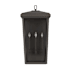 Capital Lighting Donnelly 3 Light 32" Tall Outdoor Wall Sconce Oiled Bronze