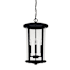 Capital Lighting Howell 4 Light 12" Wide Outdoor Pendant Black