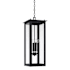 Capital Lighting Hunt 4 Light 11" Wide Outdoor Pendant Black