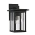 Capital Lighting Barrett 12" Tall Outdoor Wall Sconce Black