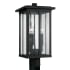 Capital Lighting Barrett 3 Light 19" Tall Outdoor Single Head Post Light Black