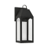 Capital Lighting Burton 17" Tall Outdoor Wall Sconce Black