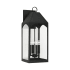 Capital Lighting Burton 4 Light 26" Tall Outdoor Wall Sconce Black