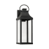 Capital Lighting Bradford 21" Tall Outdoor Wall Sconce Black