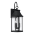 Capital Lighting Bridger 3 Light 25" Tall Outdoor Wall Sconce Black
