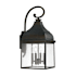 Capital Lighting Westridge 4 Light 25" Tall Outdoor Wall Sconce Old Bronze