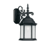 Capital Lighting Main Street 16" Tall Outdoor Wall Sconce Black