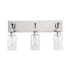 Capital Lighting 3 Light 24" Wide Bathroom Vanity Light Polished Nickel