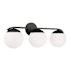 Capital Lighting Oliver 3 Light 26" Wide Vanity Light Matte Black