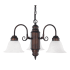 Capital Lighting 3 Light 21" Wide Chandelier Burnished Bronze