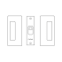 Cavilock-CL205C-PA-BP-38-Privacy Line Drawing View