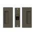 Cavilock CL200 Bi-Parting Mate Passage Pocket Door Set for 1-3/8 Inch Door Thickness Oil Rubbed Bronze