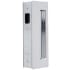 Cavilock Non-Latching Passage Pocket Door Pull for 1-3/4 Inch Door Thickness Bright Chrome