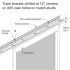 Cavity Sliders-TSBS3660W-TSBS001-Track Installation Example
