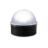 Classy Caps Summit Single Light 3" Tall LED Solar Post Cap LIght that fits Various Small Post Sizes Black