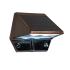 Classy Caps 2-1/2" Wide LED Solar Deck and Wall Light Copper