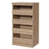 ClosetMaid Modular Closet System 21-1/2"W x 0-5/16"H - 4 Dresser Drawer Unit Honey