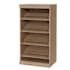 ClosetMaid Modular 21-1/2"W Adjustable 4 Shelf Closet System Shoe Rack Organizer Unit with Rails Honey