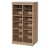 ClosetMaid Modular Tower 21-1/2"W Multi Compartment Closet Storage System Shelf Unit Honey