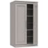 ClosetMaid Modular Storage 21"W x 40"H 12 Compartment Cubby End Table Storage Unit Cabinet Smoky Taupe