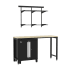 ClosetMaid ProGarage 3 Piece Steel Garage Storage Organizer Cabinet and MaxLoad Shelf System Black