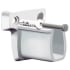 ClosetMaid Fixed Mount Wire Shelving Pre-Loaded Low-Profile Side Wall Bracket with Anchor - Pack of 250 White