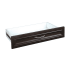 ClosetMaid SuiteSymphony 25 x 5 Inch Tall Drawer For Custom Closet Systems Midnight Brown