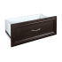 ClosetMaid SuiteSymphony 25 x 10 Inch Drawer For Custom Closet Systems Midnight Brown