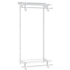 ClosetMaid ShelfTrack 2 Foot Wide Double Hanging Rod Closet Organization Kit White