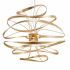 Corbett Lighting Calligraphy Light 42" Wide Integrated LED Globe Chandelier Gold Leaf