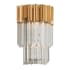 Corbett Lighting Charisma 2 Light 14-1/4" High Wall Sconce with Crystal Shade Gold Leaf