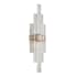 Corbett Lighting Voilà Single Light 27-1/2" High Integrated LED Wall Sconce with Glass Shade - ADA Compliant Modern Silver Leaf