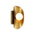 Corbett Lighting Hopper Single Light 10" Tall Wall Sconce Vintage Brass